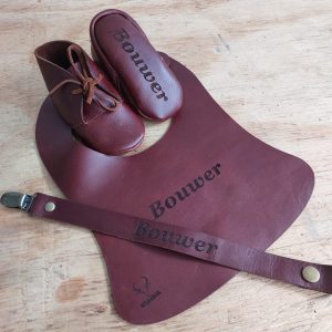 Leather Baby Bibs